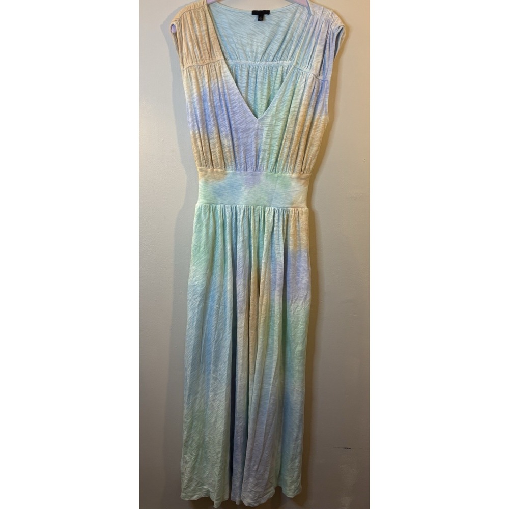 ATM‎ Cotton Tie Dye Maxi Dress S Beach Coastal